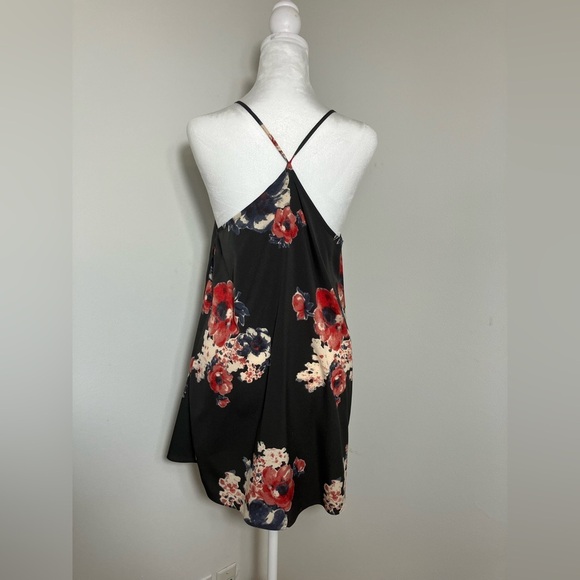 free people intimately Cascades Dress In Black Combo Sz S Mini Feminine Boho - Picture 3 of 8